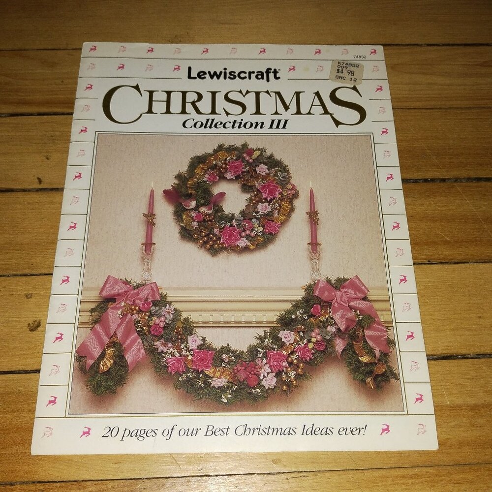 Lewiscraft Christmas Collection III of crafts Instruction Book